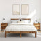 vidaXL - Nachtkastjes - 2 - st - 40x35x50 - cm - bewerkt - hout - oud - houtkleurig
