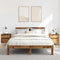 vidaXL - Nachtkastjes - 2 - st - 40x35x50 - cm - bewerkt - hout - oud - houtkleurig