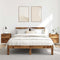 vidaXL - Nachtkastjes - 2 - st - 40x35x50 - cm - bewerkt - hout - oud - houtkleurig