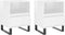 vidaXL - Nachtkastjes - 2 - st - 40x35x50 - cm - bewerkt - hout - hoogglans - wit