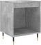 vidaXL - Nachtkastjes - 2 - st - 40x35x50 - cm - bewerkt - hout - betongrijs