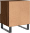 vidaXL - Nachtkastjes - 2 - st - 40x35x50 - cm - bewerkt - hout - bruin - eikenkleur