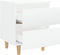 vidaXL - Nachtkastjes - 2 - st - 40x35x50 - cm - bewerkt - hout - hoogglans - wit