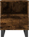 vidaXL - Nachtkastjes - 2 - st - 40x35x50 - cm - bewerkt - hout - gerookt - eikenkleurig