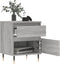 vidaXL - Nachtkastjes - 2 - st - 40x35x50 - cm - bewerkt - hout - grijs - sonoma - eiken