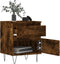 vidaXL - Nachtkastjes - 2 - st - 40x35x50 - cm - bewerkt - hout - gerookt - eikenkleurig
