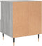 vidaXL - Nachtkastjes - 2 - st - 40x35x50 - cm - bewerkt - hout - grijs - sonoma - eiken