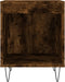 vidaXL - Nachtkastjes - 2 - st - 40x35x50 - cm - bewerkt - hout - gerookt - eikenkleurig