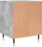 vidaXL - Nachtkastjes - 2 - st - 40x35x50 - cm - bewerkt - hout - betongrijs