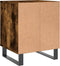 vidaXL - Nachtkastjes - 2 - st - 40x35x50 - cm - bewerkt - hout - gerookt - eikenkleurig