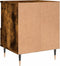 vidaXL - Nachtkastjes - 2 - st - 40x35x50 - cm - bewerkt - hout - gerookt - eikenkleurig