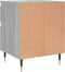 vidaXL - Nachtkastjes - 2 - st - 40x35x50 - cm - bewerkt - hout - grijs - sonoma - eiken