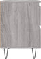 vidaXL - Nachtkastjes - 2 - st - 40x35x50 - cm - bewerkt - hout - grijs - sonoma - eiken