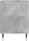 vidaXL - Nachtkastjes - 2 - st - 40x35x50 - cm - bewerkt - hout - betongrijs