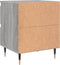 vidaXL - Nachtkastjes - 2 - st - 40x35x50 - cm - bewerkt - hout - grijs - sonoma - eiken
