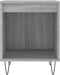 vidaXL - Nachtkastjes - 2 - st - 40x35x50 - cm - bewerkt - hout - grijs - sonoma - eiken