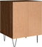 vidaXL - Nachtkastjes - 2 - st - 40x35x50 - cm - bewerkt - hout - bruin - eikenkleur