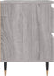 vidaXL - Nachtkastjes - 2 - st - 40x35x50 - cm - bewerkt - hout - grijs - sonoma - eiken