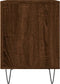 vidaXL - Nachtkastjes - 2 - st - 40x35x50 - cm - bewerkt - hout - bruin - eikenkleur