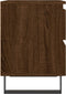 vidaXL - Nachtkastjes - 2 - st - 40x35x50 - cm - bewerkt - hout - bruin - eikenkleur