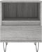 vidaXL - Nachtkastjes - 2 - st - 40x35x50 - cm - bewerkt - hout - grijs - sonoma - eiken