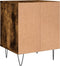 vidaXL - Nachtkastjes - 2 - st - 40x35x50 - cm - bewerkt - hout - gerookt - eikenkleurig