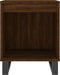 vidaXL - Nachtkastjes - 2 - st - 40x35x50 - cm - bewerkt - hout - bruin - eikenkleur