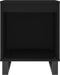 vidaXL - Nachtkastjes - 2 - st - 40x35x50 - cm - bewerkt - hout - zwart