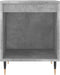 vidaXL - Nachtkastjes - 2 - st - 40x35x50 - cm - bewerkt - hout - betongrijs