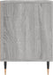 vidaXL - Nachtkastjes - 2 - st - 40x35x50 - cm - bewerkt - hout - grijs - sonoma - eiken