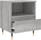 vidaXL - Nachtkastjes - 2 - st - 40x35x50 - cm - bewerkt - hout - grijs - sonoma - eiken