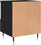vidaXL - Nachtkastjes - 2 - st - 40x35x50 - cm - bewerkt - hout - zwart