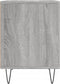 vidaXL - Nachtkastjes - 2 - st - 40x35x50 - cm - bewerkt - hout - grijs - sonoma - eiken
