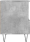 vidaXL - Nachtkastjes - 2 - st - 40x35x50 - cm - bewerkt - hout - betongrijs