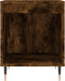 vidaXL - Nachtkastjes - 2 - st - 40x35x50 - cm - bewerkt - hout - gerookt - eikenkleurig