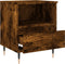 vidaXL - Nachtkastjes - 2 - st - 40x35x50 - cm - bewerkt - hout - gerookt - eikenkleurig