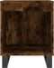 vidaXL - Nachtkastjes - 2 - st - 40x35x50 - cm - bewerkt - hout - gerookt - eikenkleurig