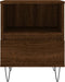 vidaXL - Nachtkastjes - 2 - st - 40x35x50 - cm - bewerkt - hout - bruin - eikenkleur