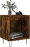 vidaXL - Nachtkastjes - 2 - st - 40x35x50 - cm - bewerkt - hout - gerookt - eikenkleurig
