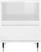 vidaXL - Nachtkastjes - 2 - st - 40x35x50 - cm - bewerkt - hout - hoogglans - wit