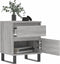 vidaXL - Nachtkastjes - 2 - st - 40x35x50 - cm - bewerkt - hout - grijs - sonoma - eiken