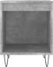 vidaXL - Nachtkastjes - 2 - st - 40x35x50 - cm - bewerkt - hout - betongrijs