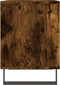 vidaXL - Nachtkastjes - 2 - st - 40x35x50 - cm - bewerkt - hout - gerookt - eikenkleurig