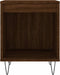 vidaXL - Nachtkastjes - 2 - st - 40x35x50 - cm - bewerkt - hout - bruin - eikenkleur
