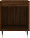 vidaXL - Nachtkastjes - 2 - st - 40x35x50 - cm - bewerkt - hout - bruin - eikenkleur