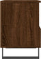 vidaXL - Nachtkastjes - 2 - st - 40x35x50 - cm - bewerkt - hout - bruin - eikenkleur