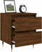 vidaXL - Nachtkastjes - 2 - st - 40x35x50 - cm - bewerkt - hout - bruin - eikenkleur