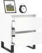 vidaXL - Nachtkastjes - 2 - st - 40x35x50 - cm - bewerkt - hout - hoogglans - wit
