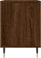 vidaXL - Nachtkastjes - 2 - st - 40x35x50 - cm - bewerkt - hout - bruin - eikenkleur