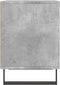 vidaXL - Nachtkastjes - 2 - st - 40x35x50 - cm - bewerkt - hout - betongrijs